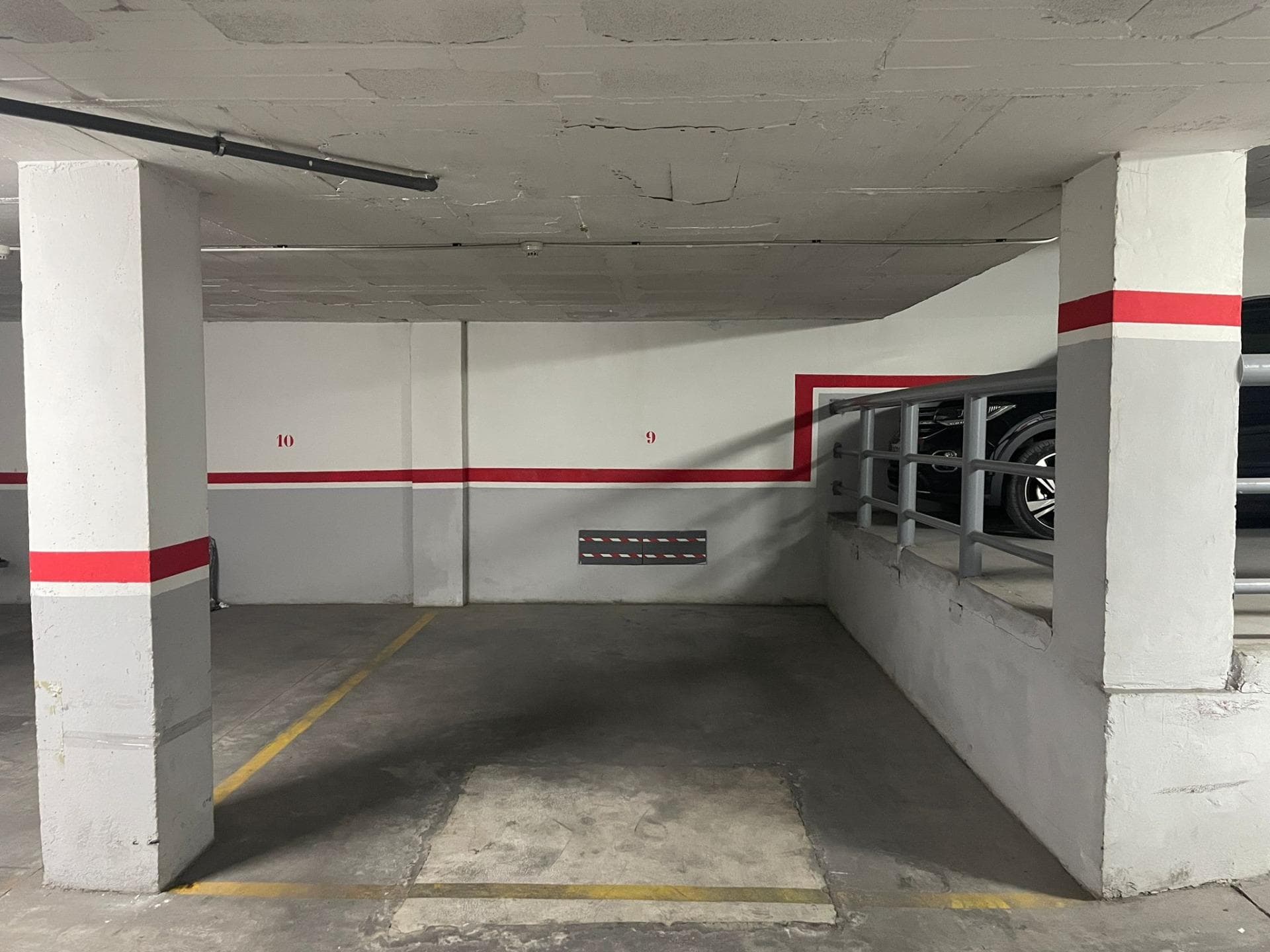 Parking space located on level -2, with comfortable access ramps.