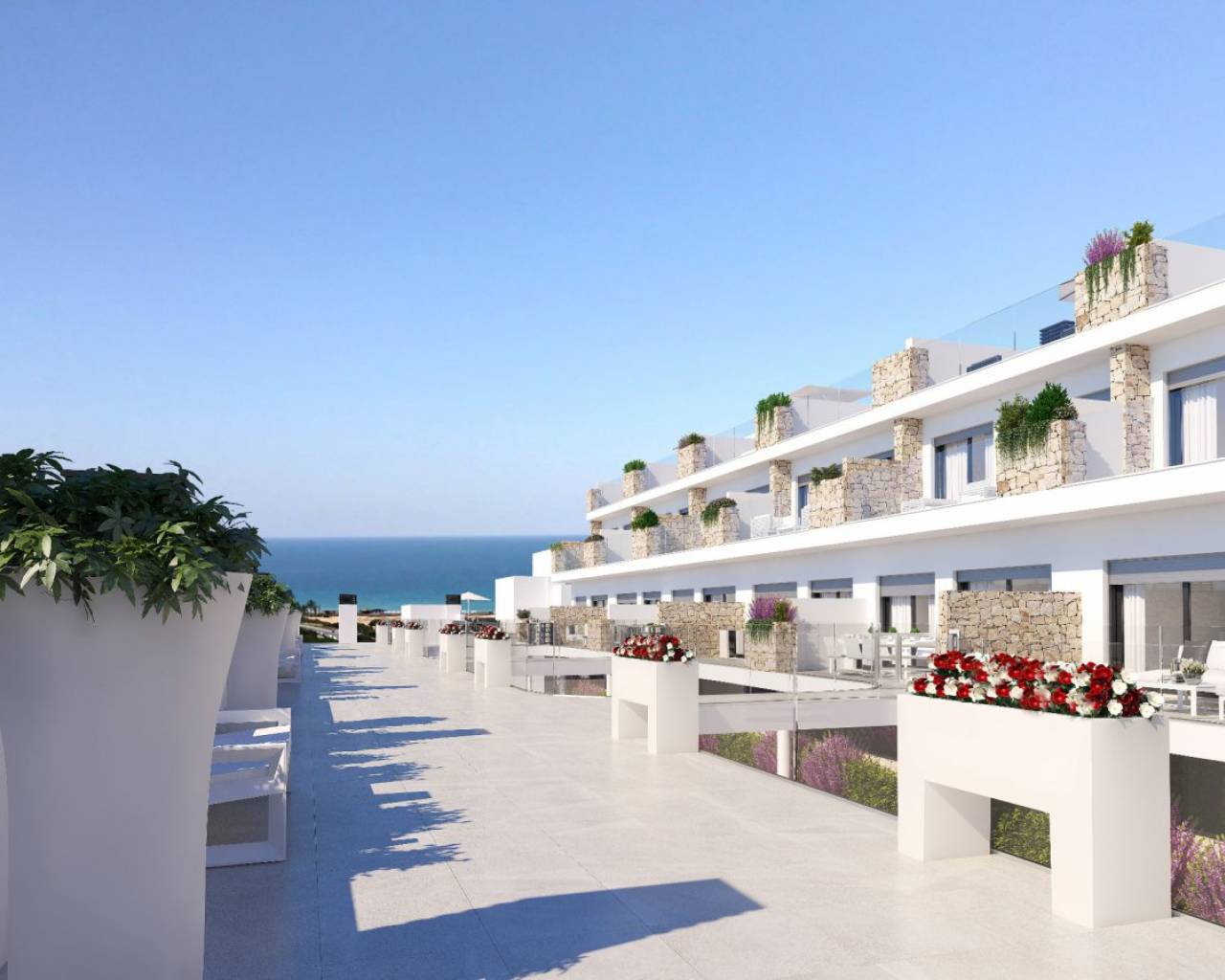 New Build - Terraced house - Gran alacant - Avda. mediterraneo