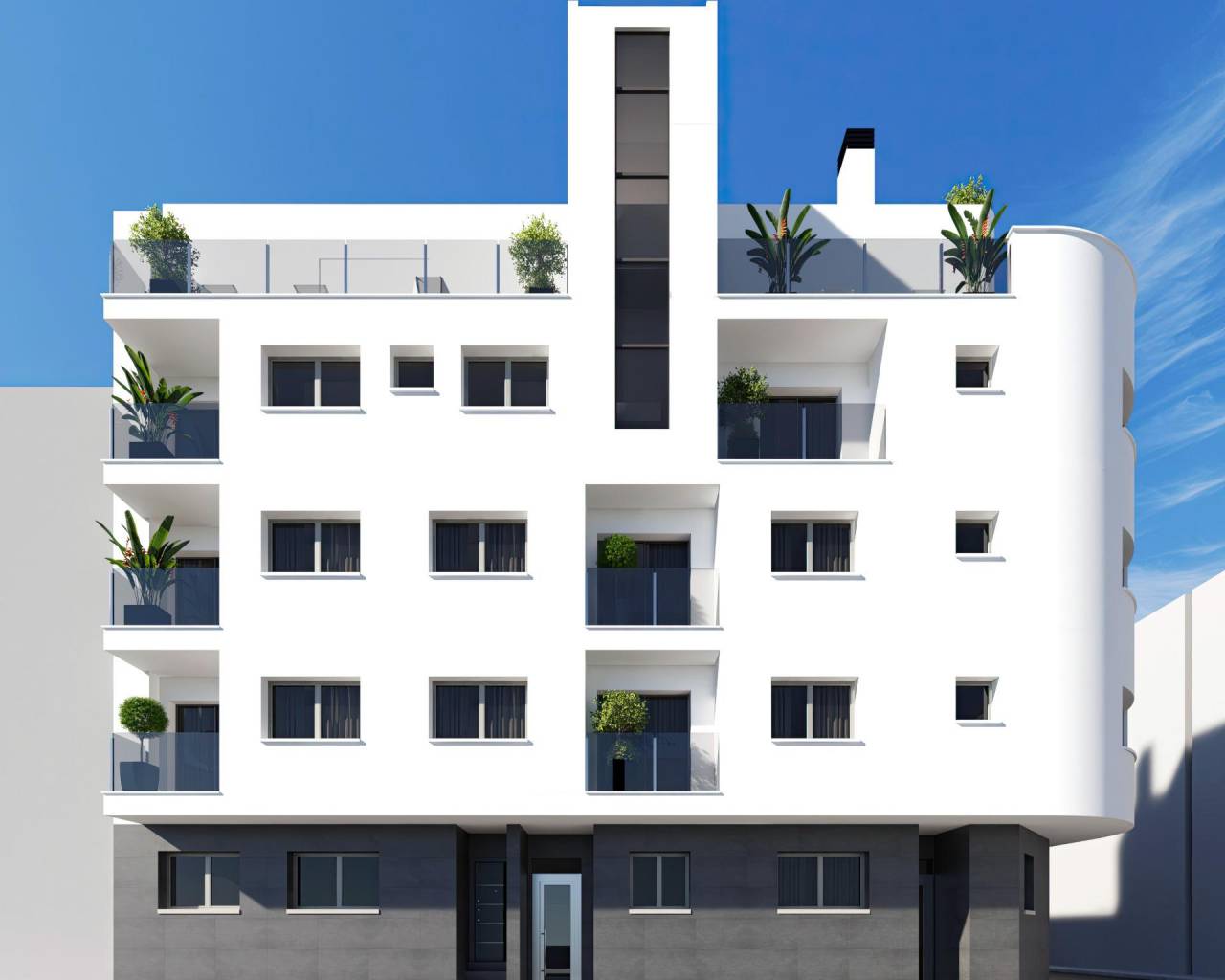 New Build - Ground floor apartment - Torrevieja - Centro