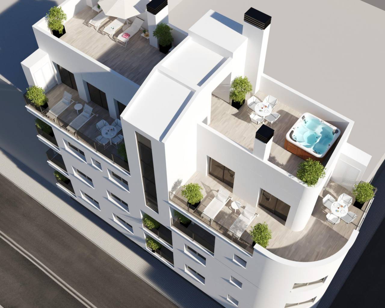 New Build - Lägenhet på bottenvåning - Torrevieja - Centro